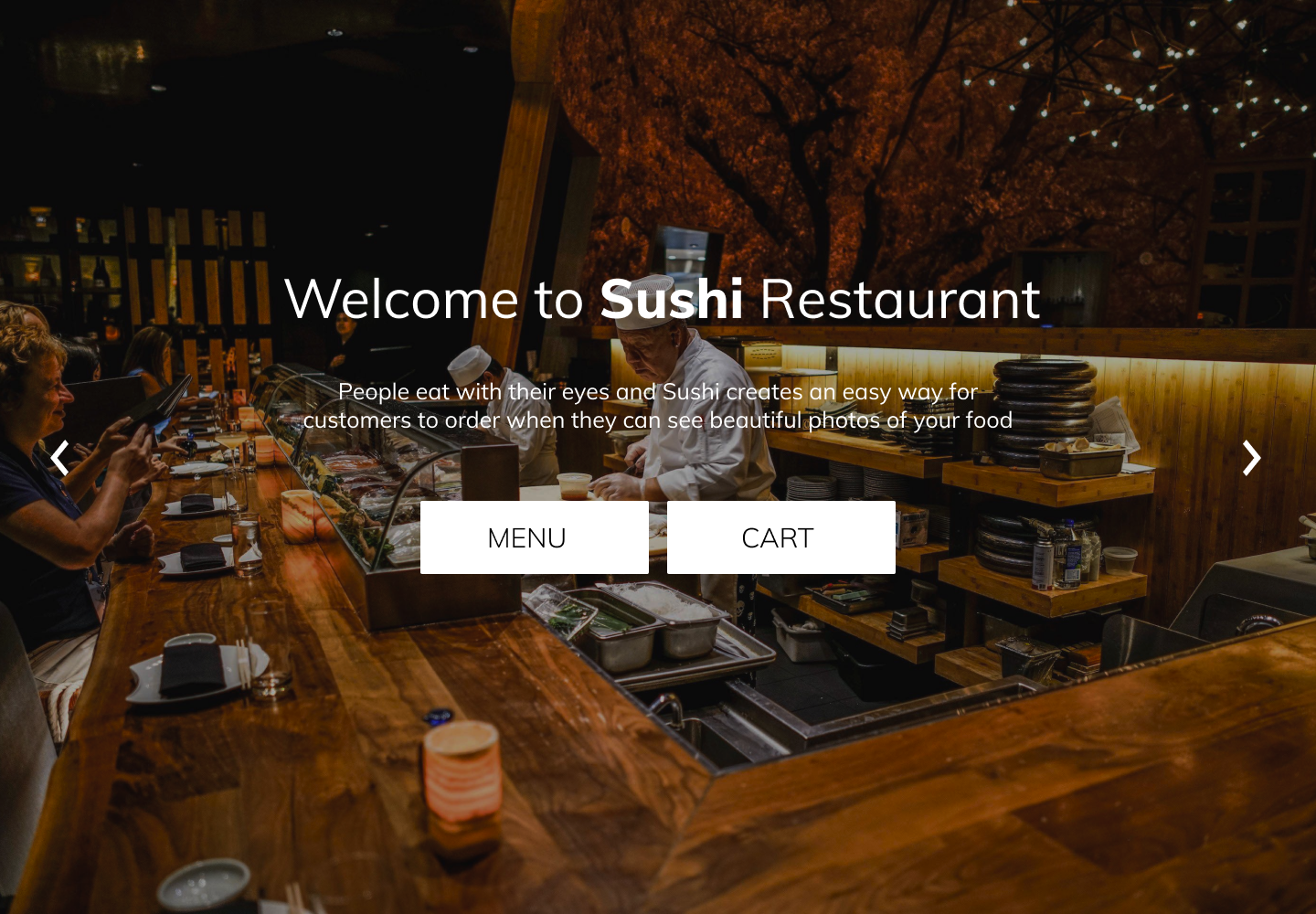 Sushi Food App